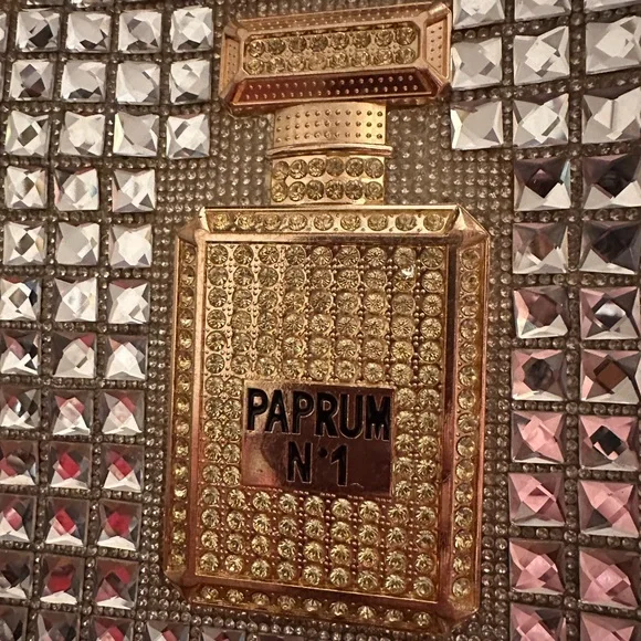 Gold Croc-Embossed Satchel - Picture 4 of 7